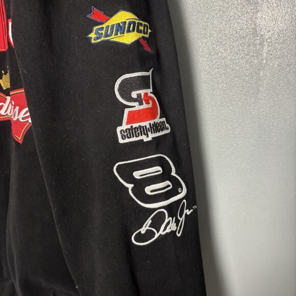 Vintage Elvis Presley NASCAR Dale Earnhardt Jr Stadium Pit Crew Jacket Logo XL - Picture 6 of 16